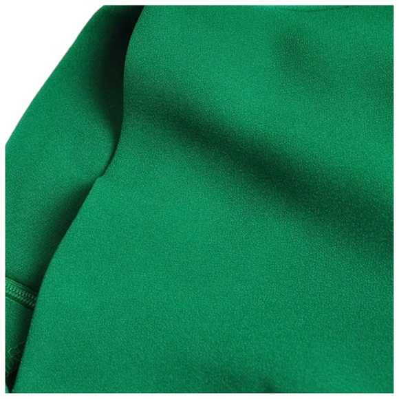 🎁 The Lolia Green Sheer Sleeve Dress - Picture 4 of 9